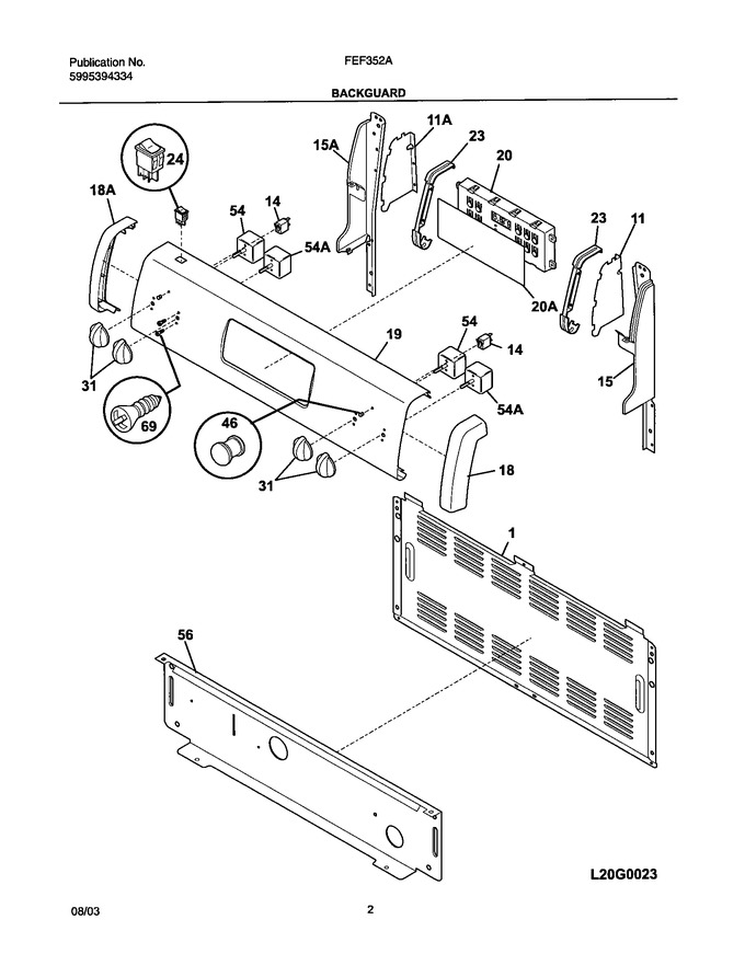 Diagram for FEF352ASF