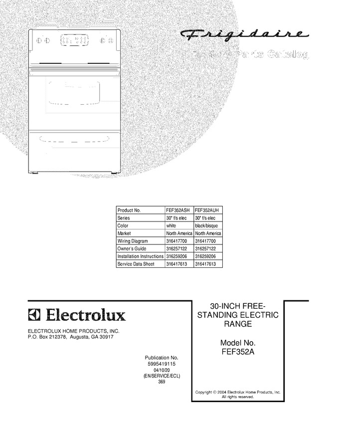 Diagram for FEF352ASH