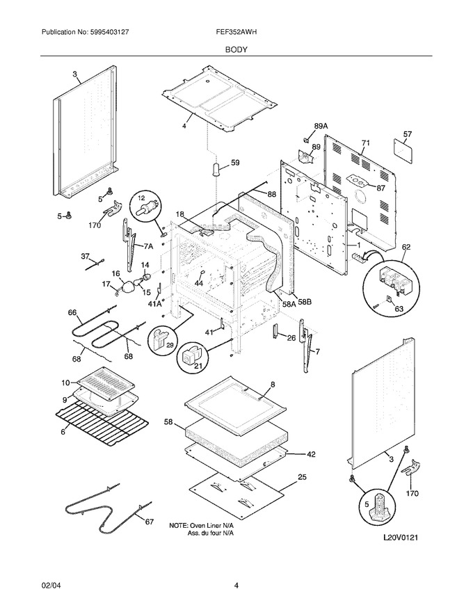 Diagram for FEF352AWH