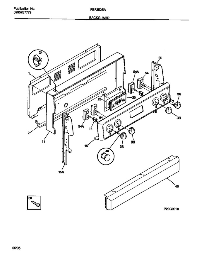 Diagram for FEF352BAWD