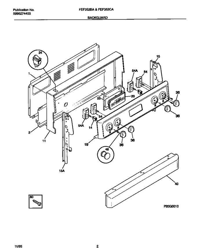 Diagram for FEF352BAWE