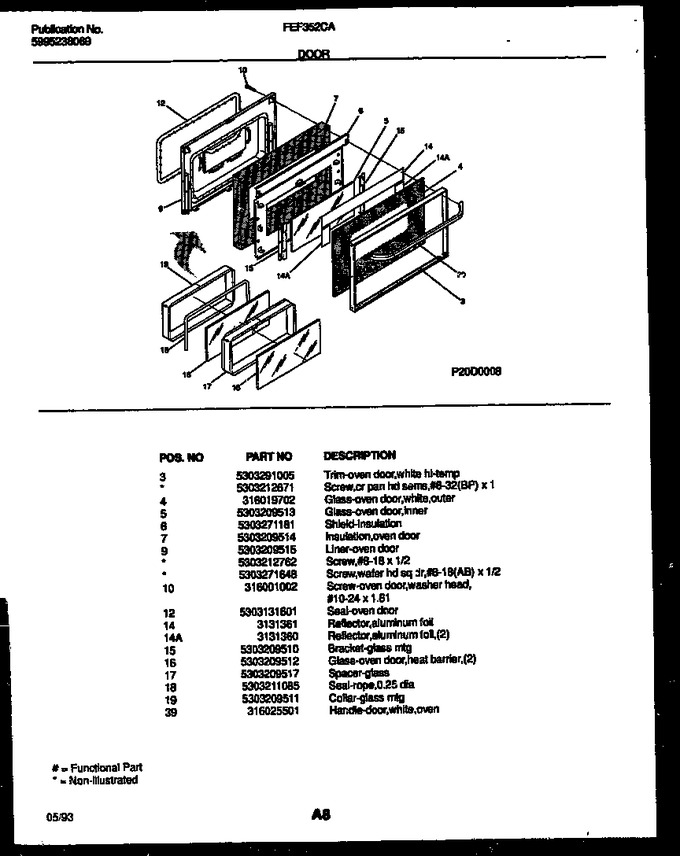 Diagram for FEF352CASA