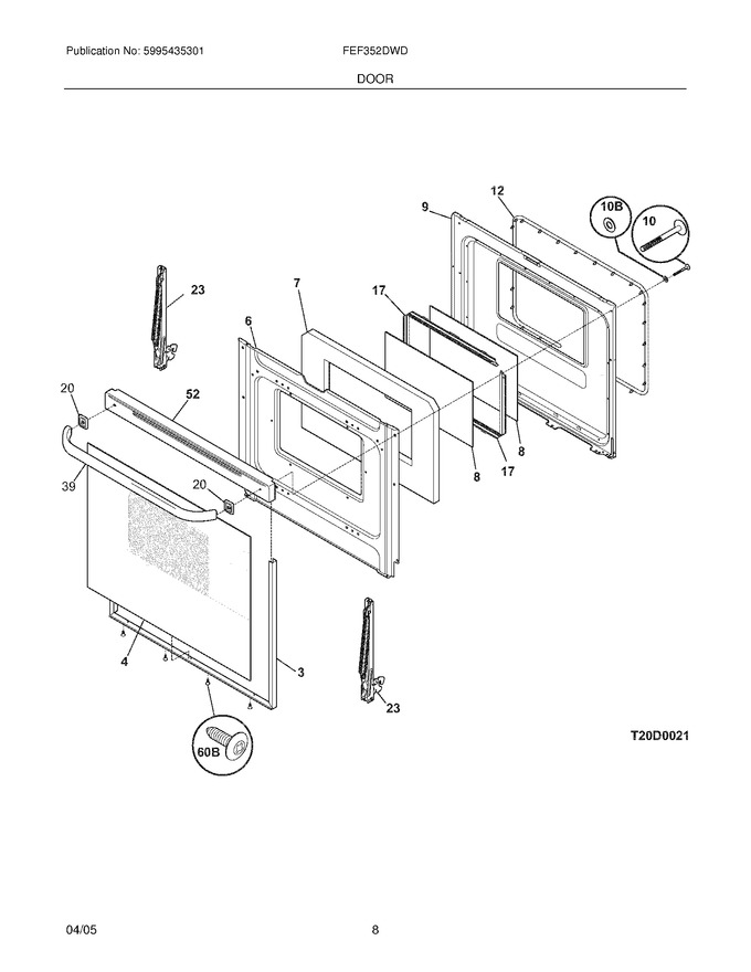 Diagram for FEF352DWD