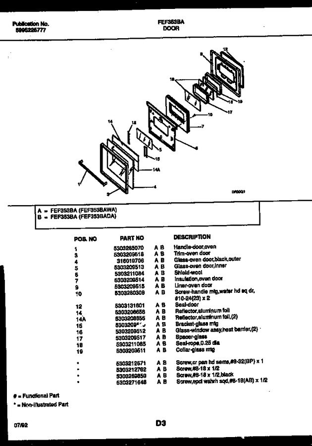 Diagram for FEF353BAWA