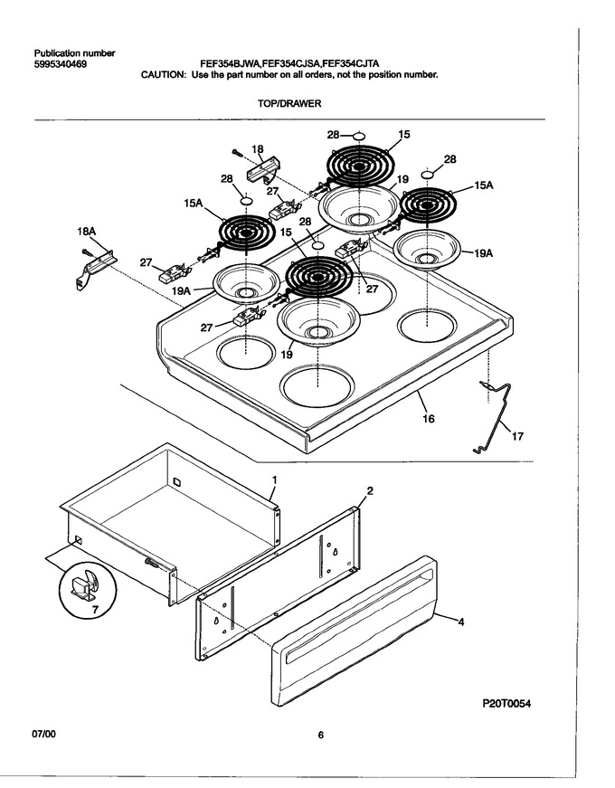 Diagram for FEF354CJSA