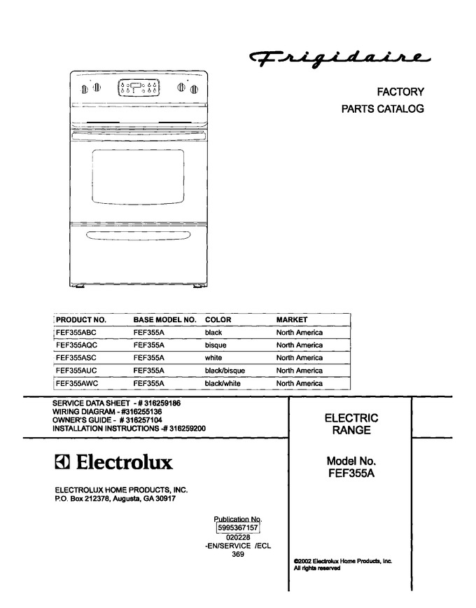 Diagram for FEF355AQC