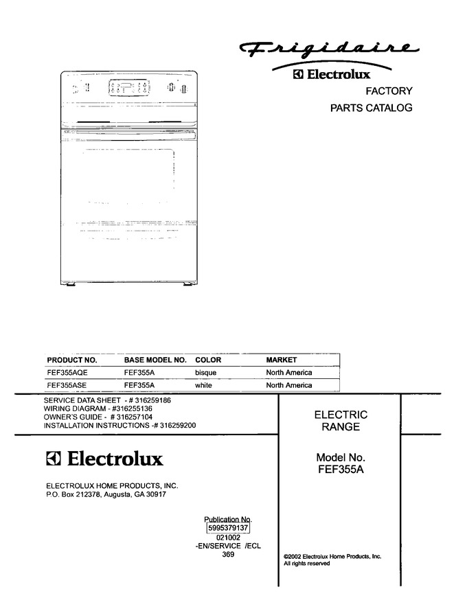 Diagram for FEF355ASE