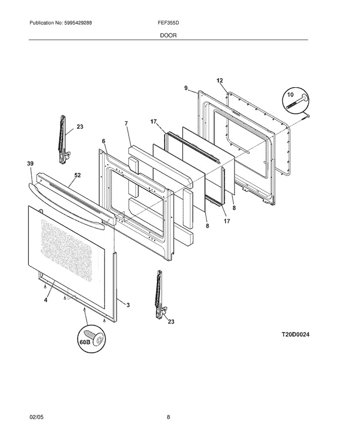 Diagram for FEF355DSC