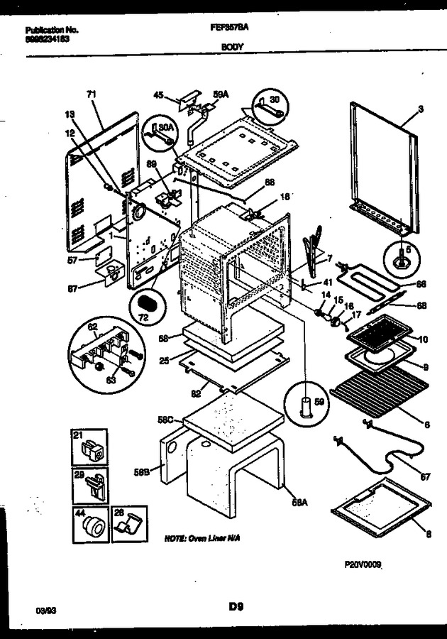 Diagram for FEF357BAWA