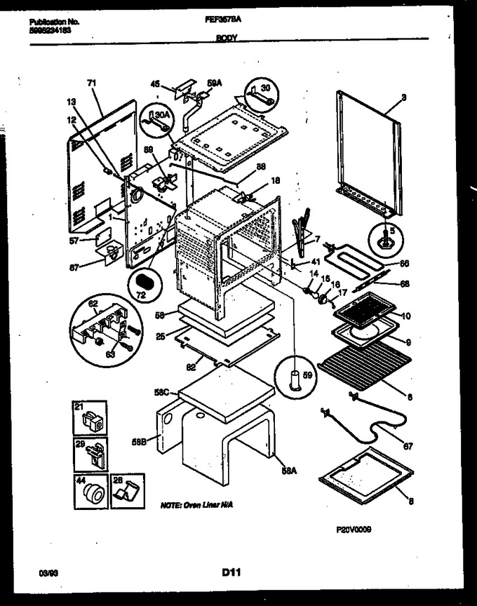 Diagram for FEF357BAWA