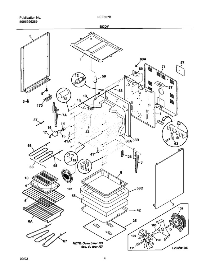 Diagram for FEF357BSD