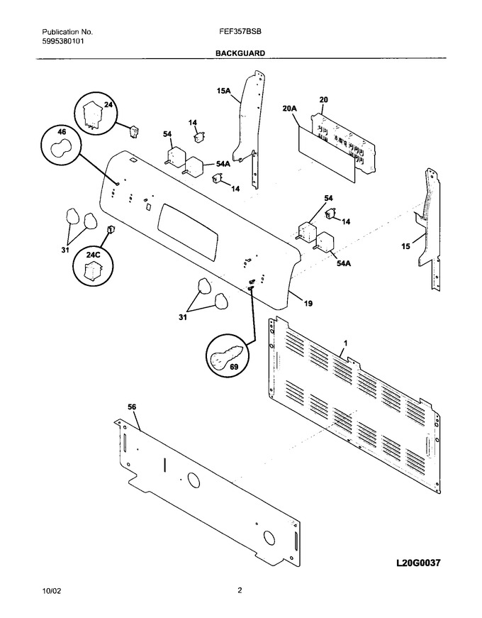 Diagram for FEF357BSB