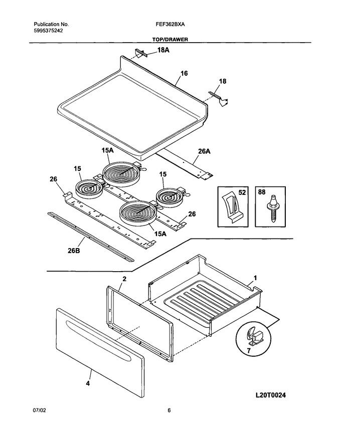 Diagram for FEF362BXAWD