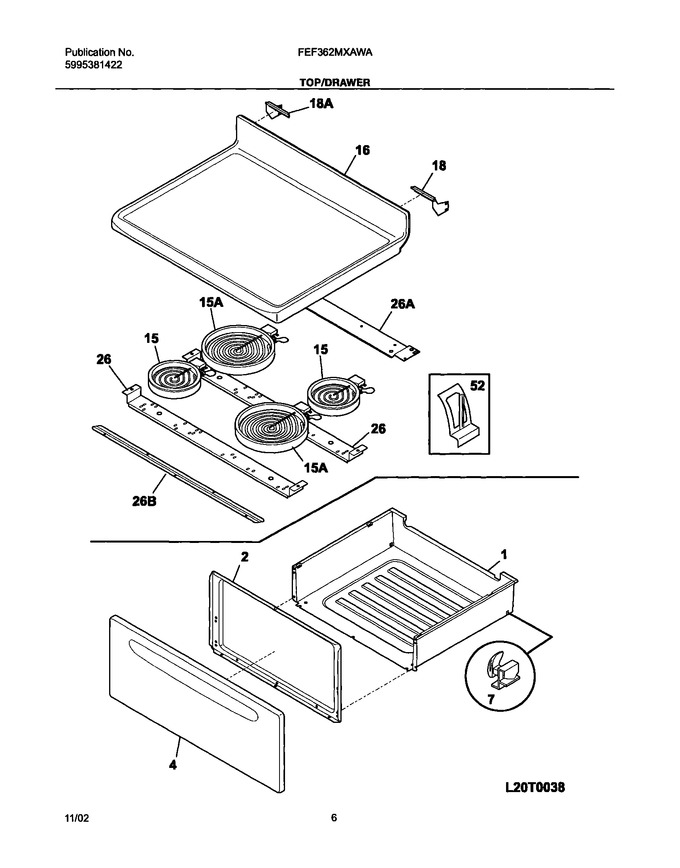 Diagram for FEF362MXAWA