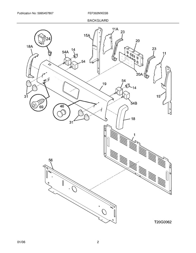 Diagram for FEF362MXESB