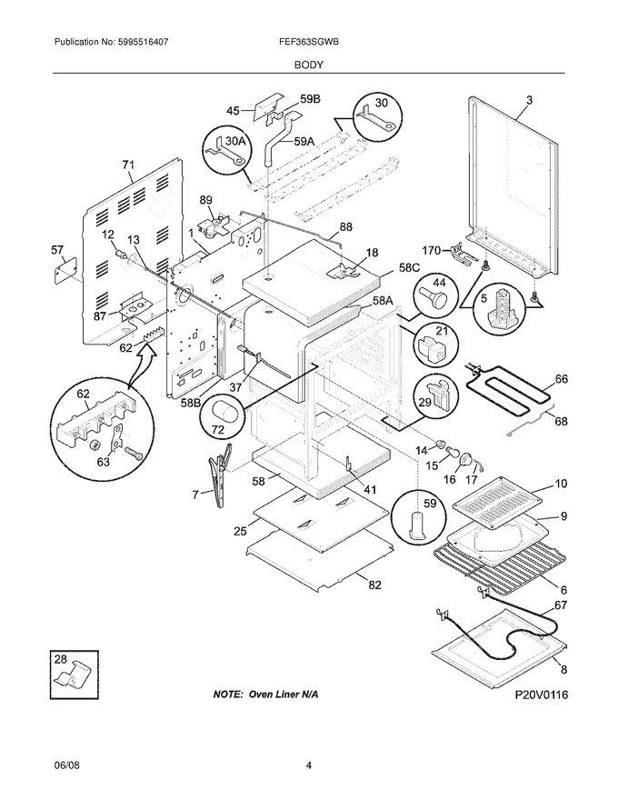 Diagram for FEF363SGWB