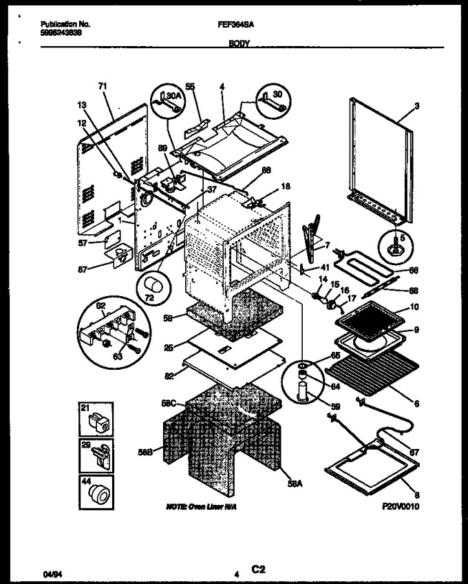 Diagram for FEF364SADA