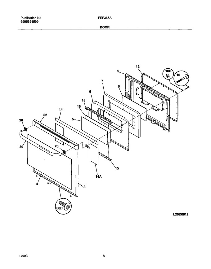 Diagram for FEF365ASG