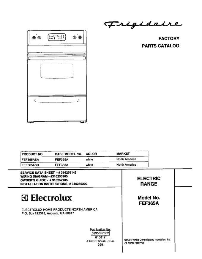 Diagram for FEF365ASA