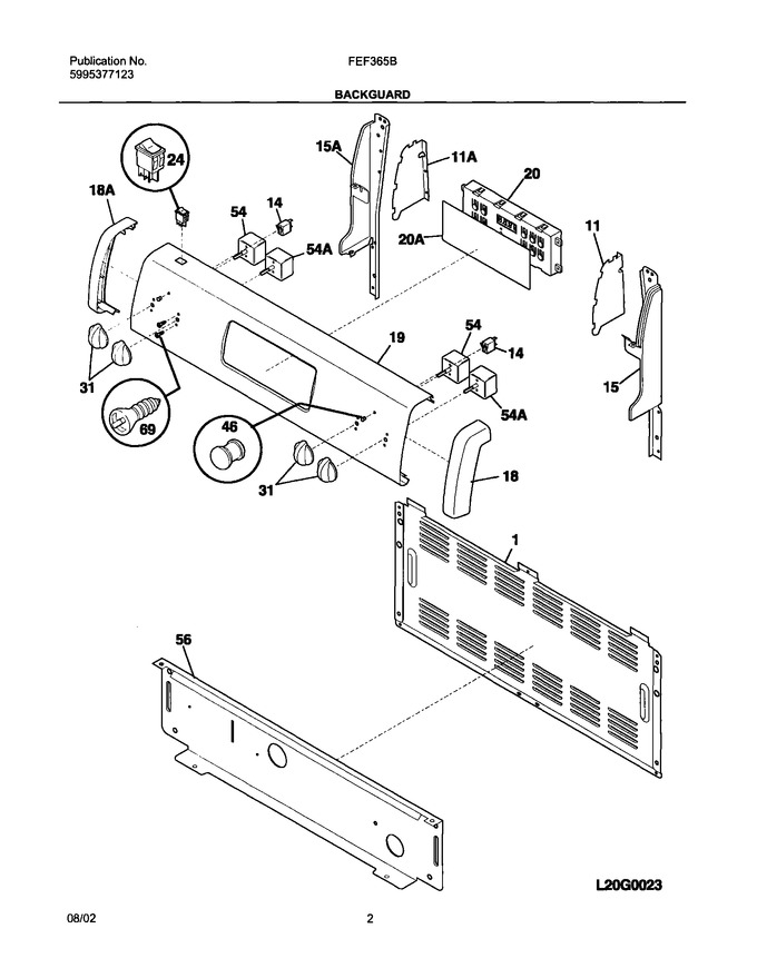 Diagram for FEF365BWA