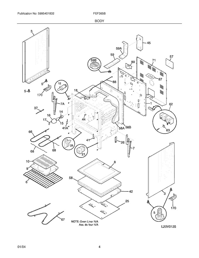 Diagram for FEF365BWG