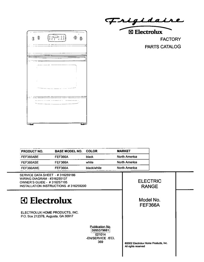 Diagram for FEF366AWE