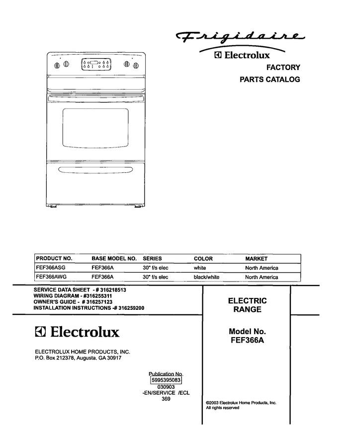 Diagram for FEF366ASG