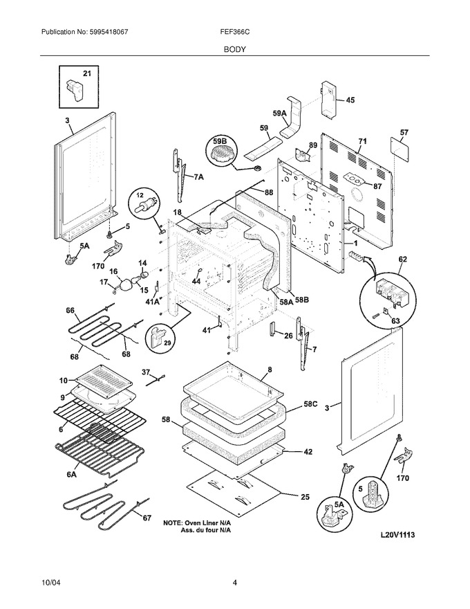 Diagram for FEF366CSG