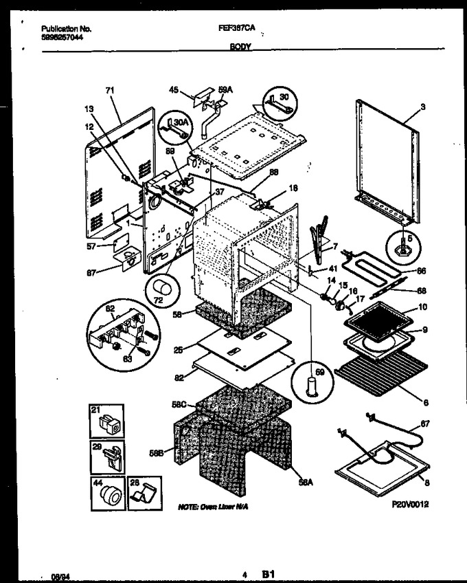 Diagram for FEF367CASB