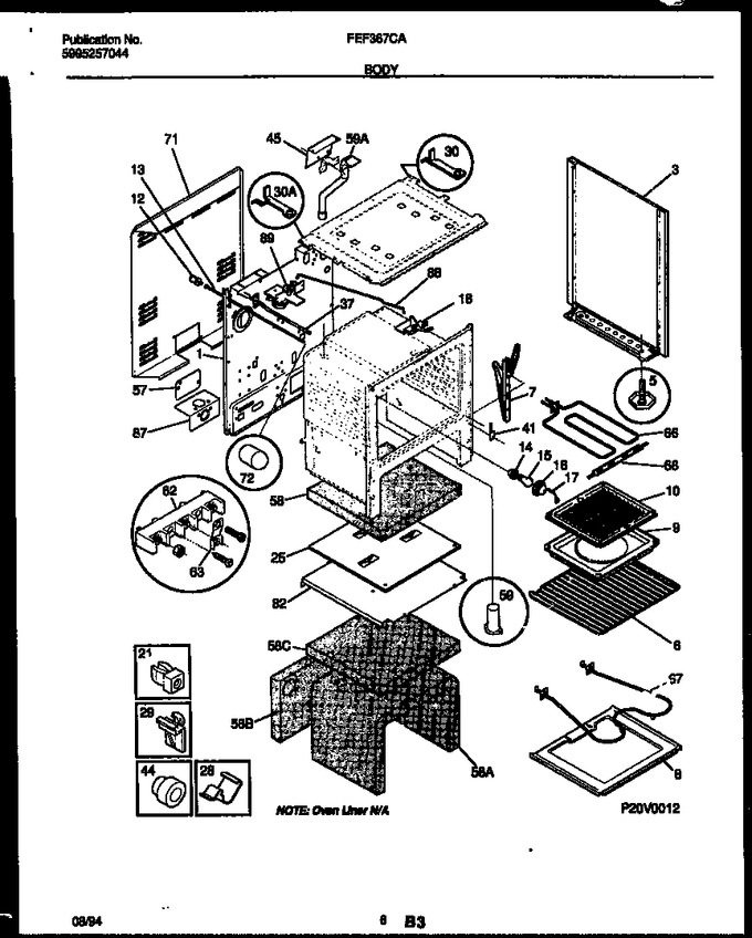 Diagram for FEF367CASB