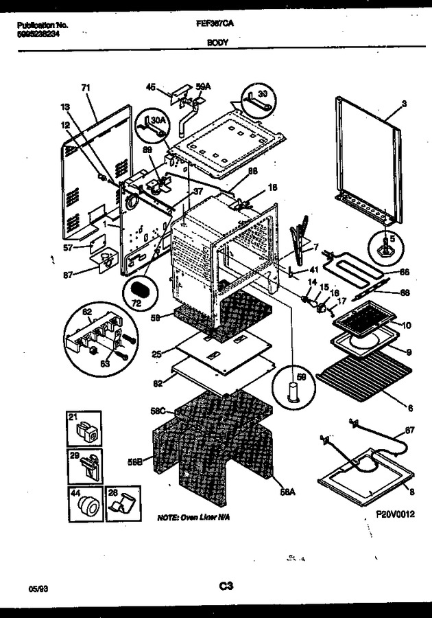 Diagram for FEF367CASA