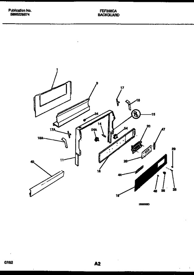 Diagram for FEF368CASA