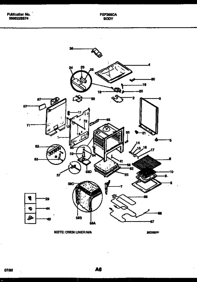 Diagram for FEF368CASA