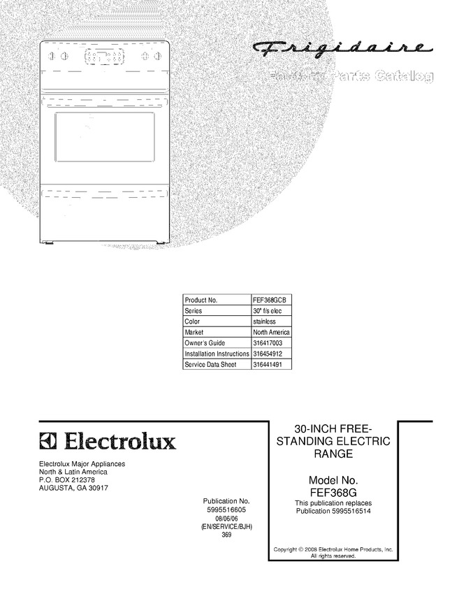 Diagram for FEF368GCB