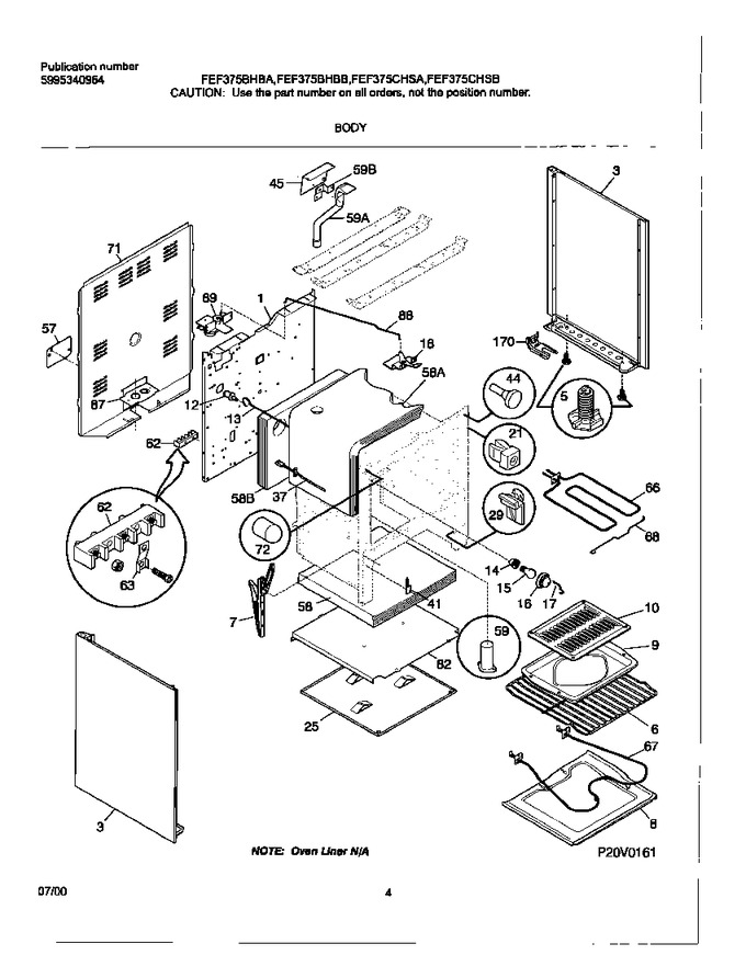 Diagram for FEF375BHBB