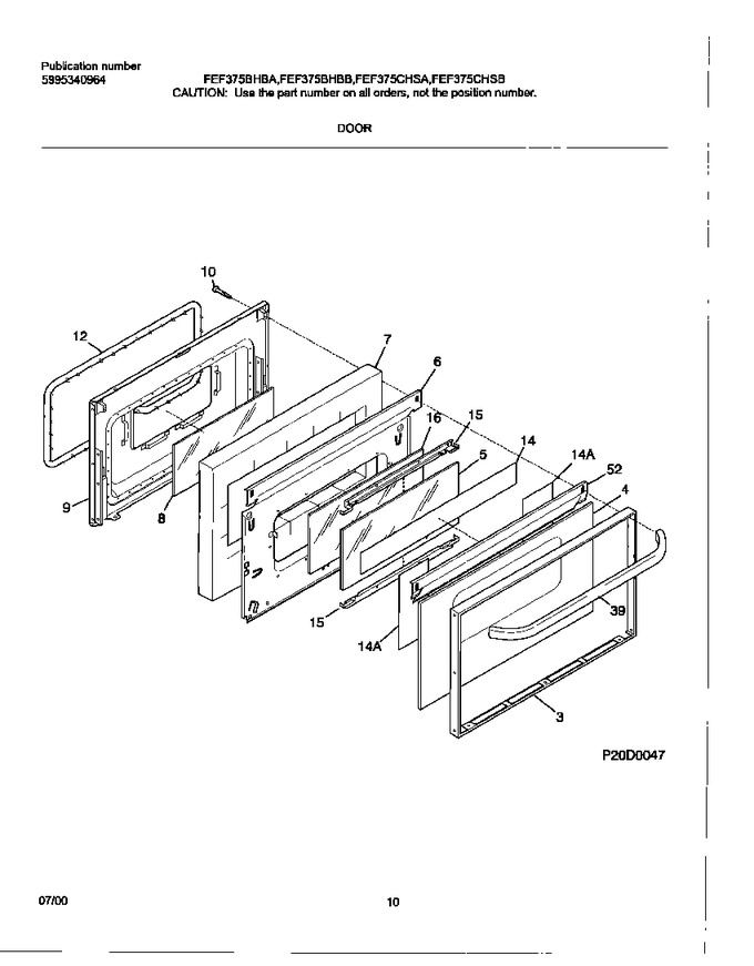 Diagram for FEF375CHSA