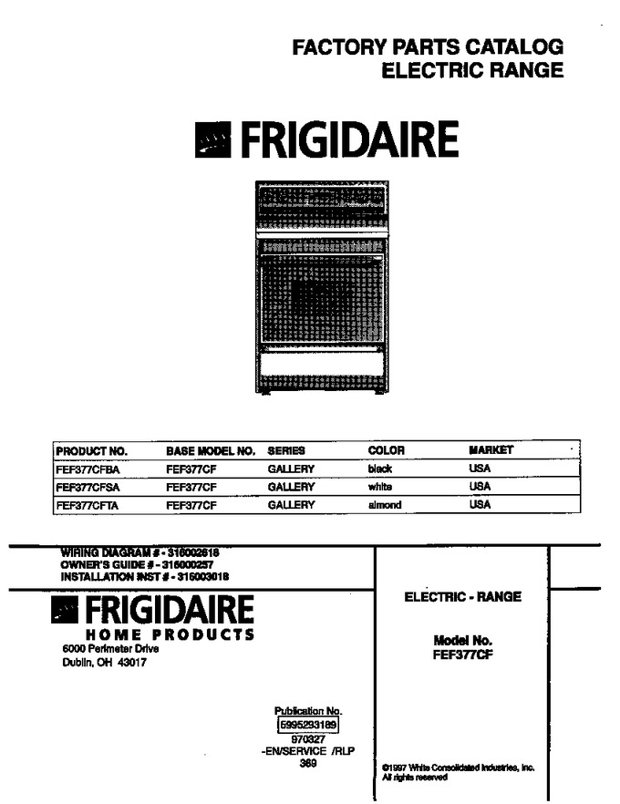 Diagram for FEF377CFTA