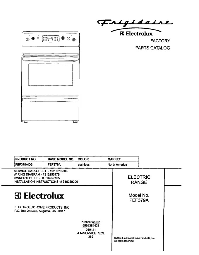 Diagram for FEF379ACG