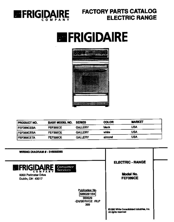 Diagram for FEF389CESA