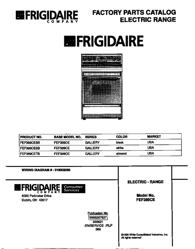 Diagram for FEF389CESB