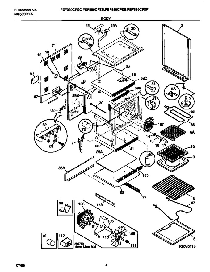 Diagram for FEF389CFSD