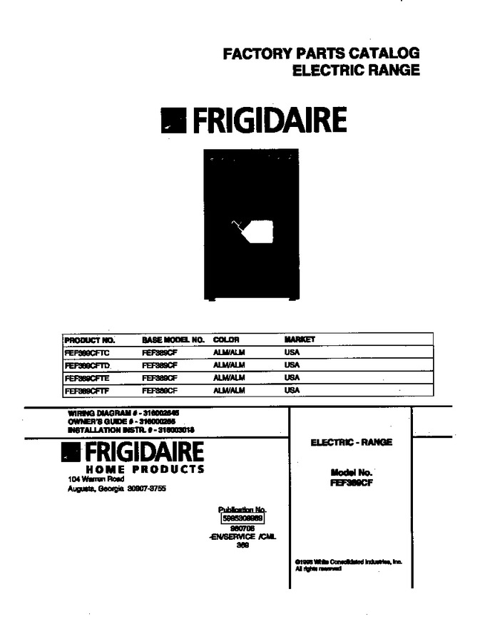 Diagram for FEF389CFTF