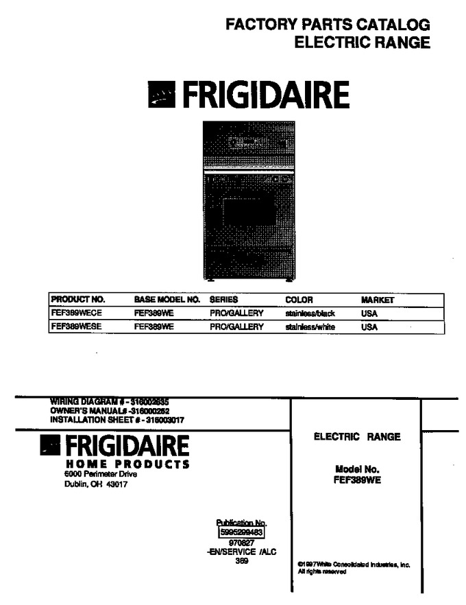 Diagram for FEF389WESE