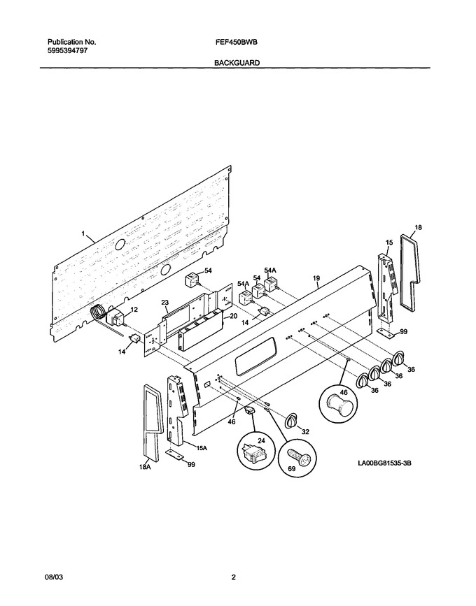 Diagram for FEF450BWB