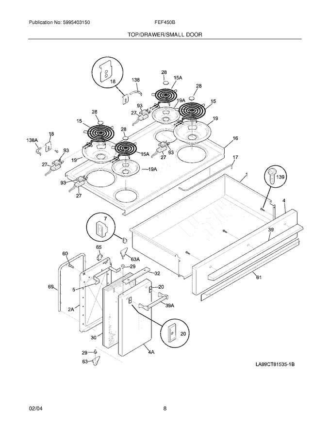 Diagram for FEF450BWC