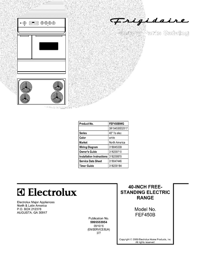 Diagram for FEF450BWG