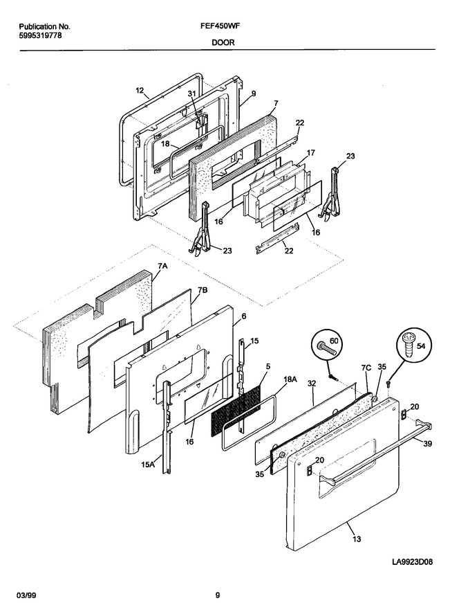 Diagram for FEF450WFDB