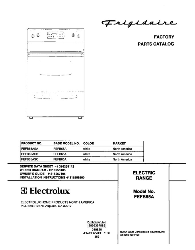 Diagram for FEFB65ASC