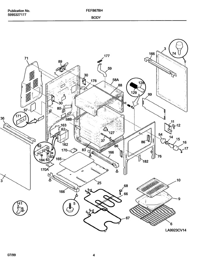 Diagram for FEFB67BHWB