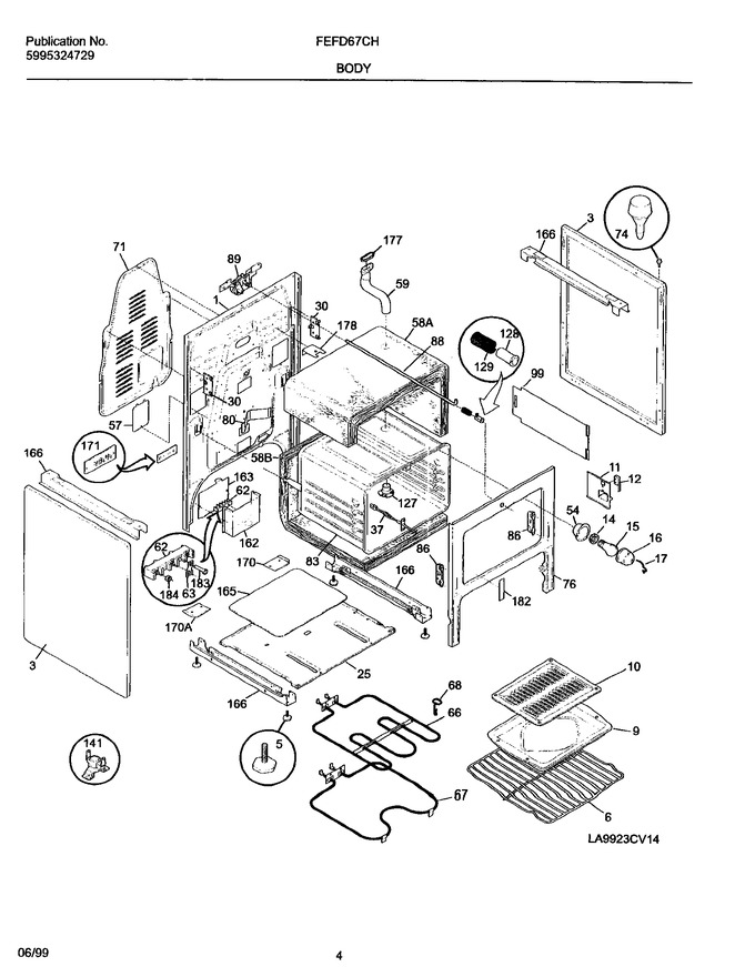 Diagram for FEFD67CHSA